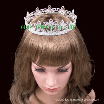 2016 Новый Цветочный дизайн Crystal Tiara Rhinestone Crown